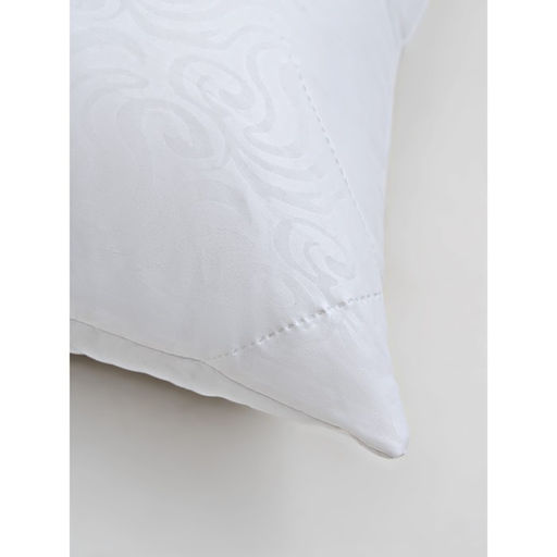 Подушка 70х70см, белый, файбер, микрофибра, 100% полиэстер - Vesta фото 2