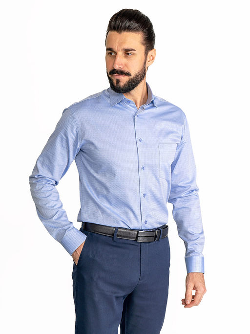 Сорочка мужская длинный рукав GREG 223/131/6034/Z_GB  фото 8