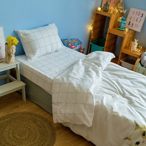 Постельное бельё Этель 1,5 сп Happy cats 143х215 см, 150х214 см, 50х70 см -1 шт, 100 % хлопок, бязь  фото 6