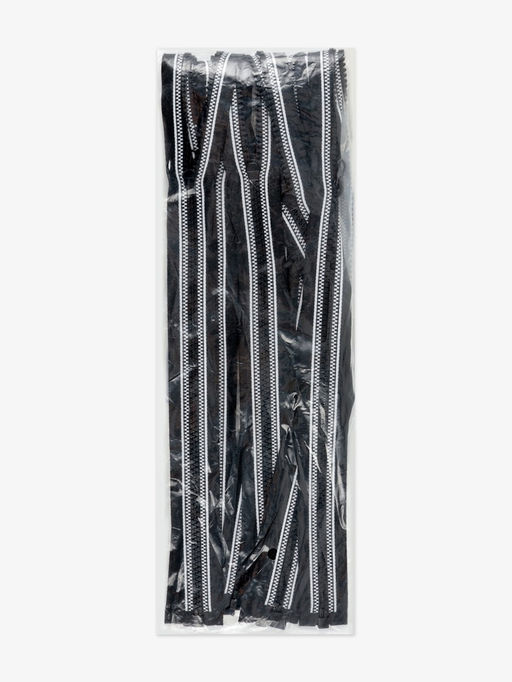 Цена за 10 шт. Молния «Трактор», №5, разъёмная, замок автомат, 60 см, чёрная, белая