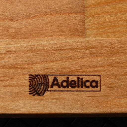 Поднос для подачи с ручками Adelica, 40×25×1.8 см, дерево массив берёзы, пропитано маслом