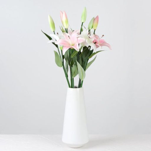 Цветок искусственный Лилия 65 см / J107 /уп 24/288/ латекс - ГалеонТрейд фото 6