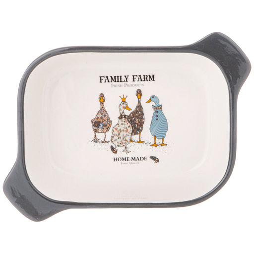 ФОРМА ДЛЯ ЗАПЕКАНИЯ AGNESS FAMILY FARM 25,5*19*6,5 СМ - Lefard фото 4