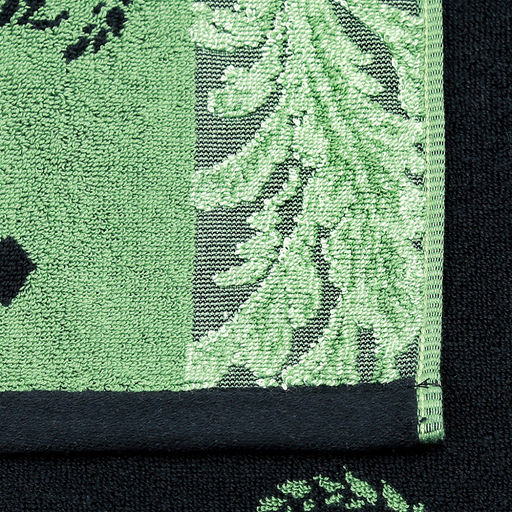 "Missoni-3027" Полотенце махровое 34х78см, плотность 375гр/м2, 100% хлопок, зеленый, Bolangde (Китай)