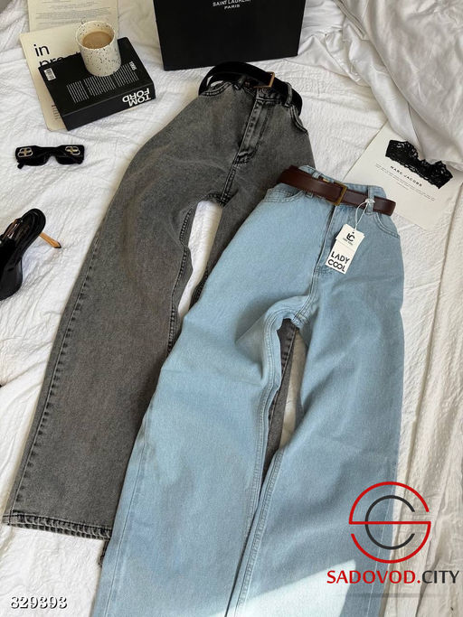 Джинсы женские с высокой посадкой
