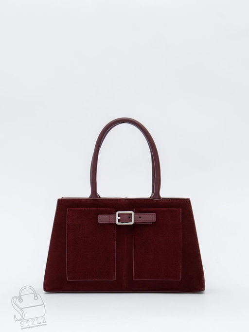 Сумка женская кожаная 990189NN wine red Natale Navetta