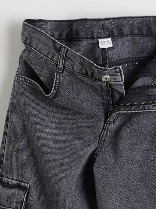 Erkek ?ocuk Kargo Jean Pantolon