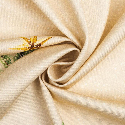 Скатерть новогодняя Этель Noble Christmas d=220 +/- 3см с ГМВО, 100% хлопок, саржа 190 гр/м2  фото 3