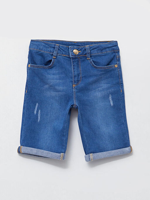 Basic Pamuklu K?z ?ocuk Jean ?ort