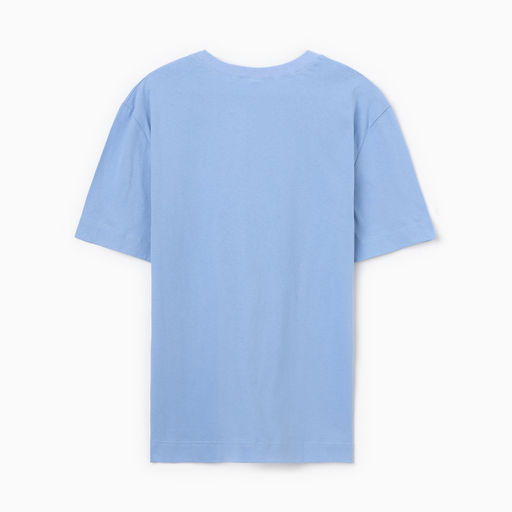 Футболка мужская MINAKU: Basic line MAN голубая, размер 50