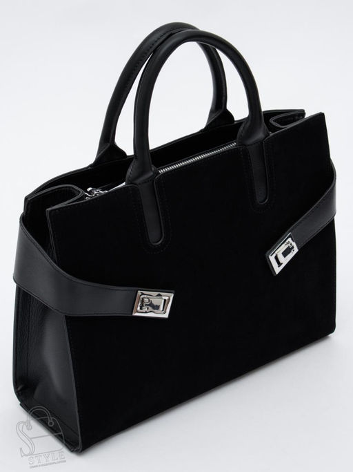 Сумка женская кожаная 11188VGF black Vitelli Grassi