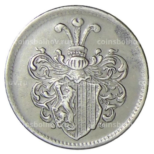 20 пфеннигов 1918 года Транспортный нотгельд Лейпциг