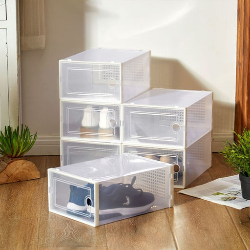 Коробка для хранения обуви с дверцей Доляна Middle size, 243314 см, 2 шт  фото 10