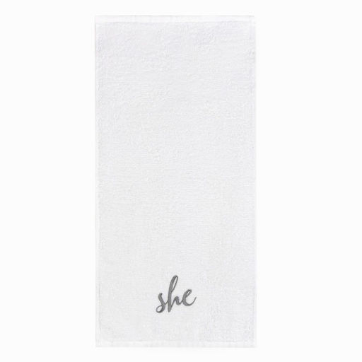 Набор полотенец She & He 35х50 см-2 шт, 100% хлопок, 350 г/м2 - Этель фото 2