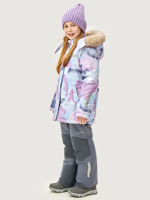 Костюм 7з2226 лаванда/серый - Nikastyle фото 2