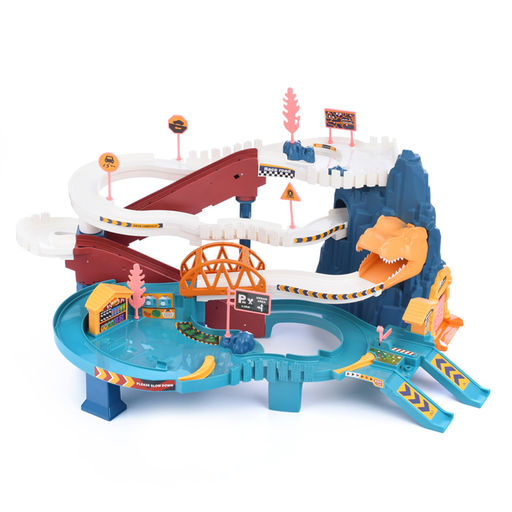 Автотрек "Динозавр" на батарейках, в коробке