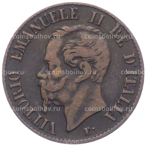 Монета 1 чентезимо 1861 года M Италия