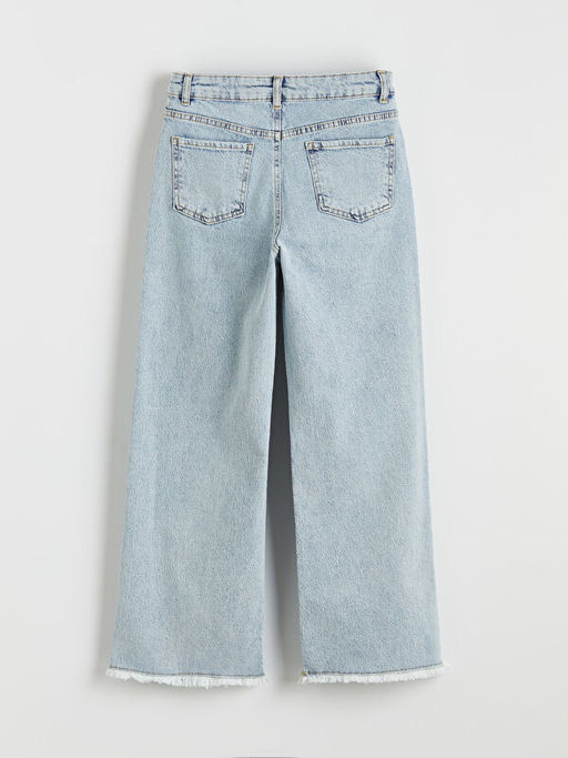 Wideleg K?z ?ocuk Jean Pantolon