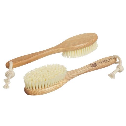 Kristaller Щётка для сухого массажа на ручке, щетина кабан, 215 пучков  фото 7