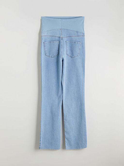 Kar?n Panelli Straight Fit Hamile Jean Pantolon