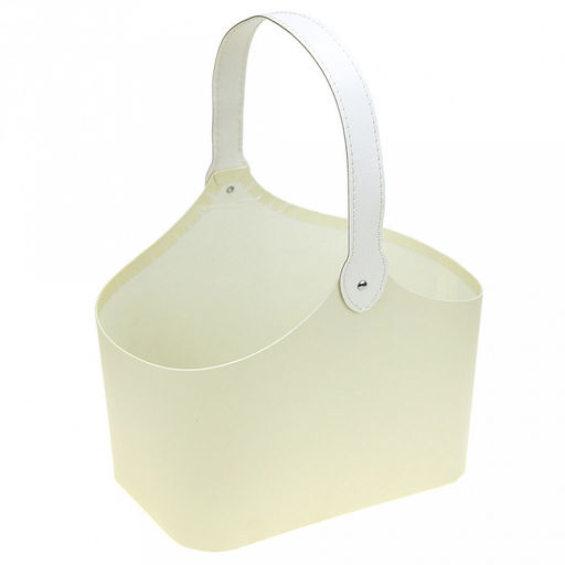 Сумка подарочная 23х18х17см, кремовый, ручная работа (Россия)