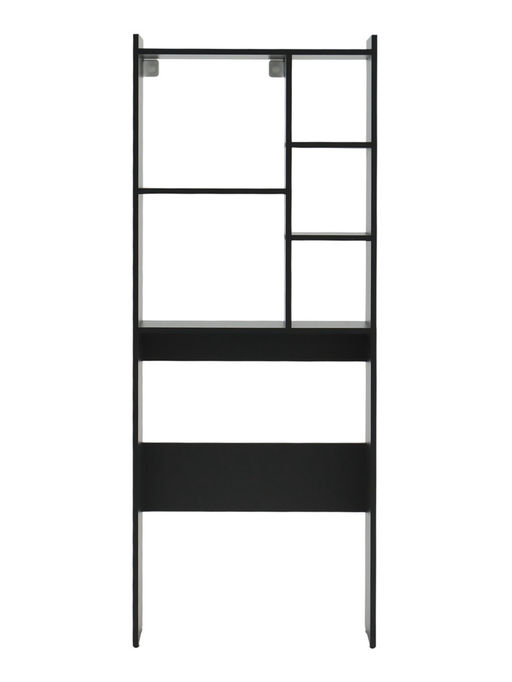 Стеллаж напольный «Комфорт» №1, над стиральной машиной, 673×220×1696 мм, цвет графит
