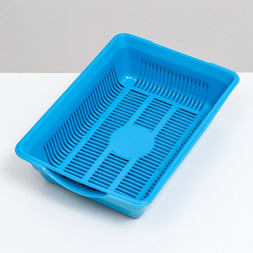 Туалет глубокий с сеткой 36 х 25 х 9 см, голубой - Simaland фото 3