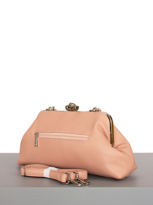 LACCOMA сумка Паола-Л815-пыльная роза эко кожа хлопок  фото 4