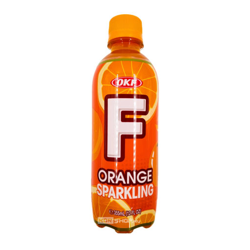 Газированный б/а напиток со вкусом апельсина Alphabet Sparkling F OKF, Корея, 355 мл Акция