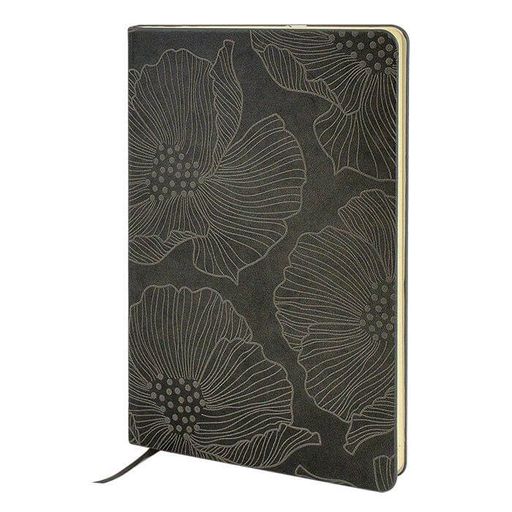 Ежедневник, А5, 136 л., недатированный, inФОРМАТ FLORAL ЦВЕТОЧНЫЙ УЗОР, твердая обложка, ...