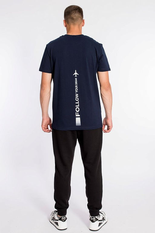 Футболка М123035Па Синий