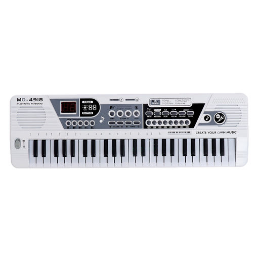 Синтезатор Музыкант с микрофоном, 49 клавиш, работает от сети и от батареек - Simaland фото 3