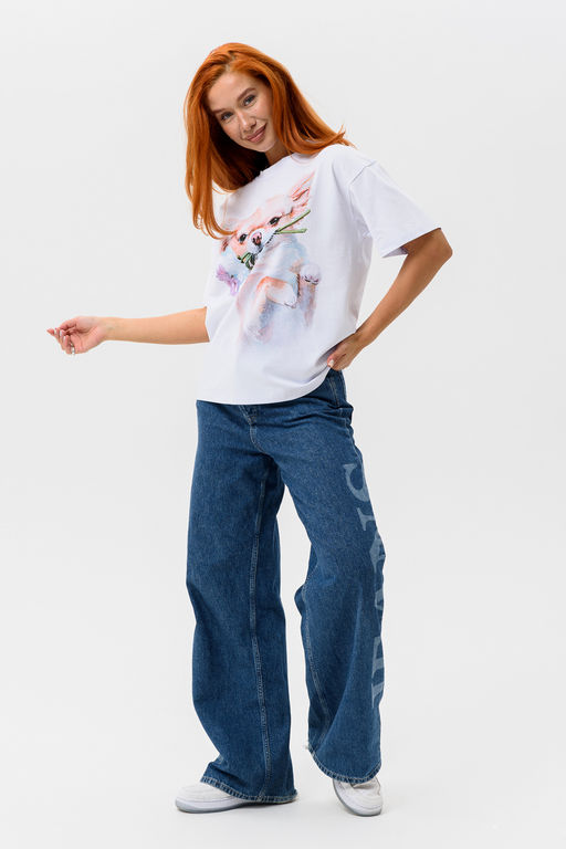 8511 Футболка женская оверсайз - Натали фото 5