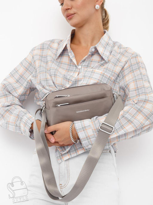 Сумка женская  65052-1D gray Daodaisho  в Новосибирске