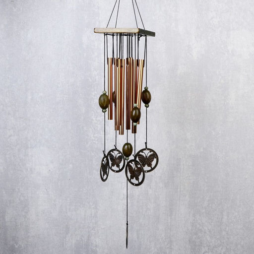 Музыка ветра «Бабочки», 12 трубок, 43 см