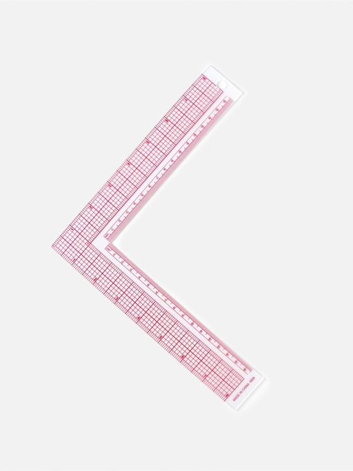 Цена за 2 шт. Линейка для кроя и шитья, премиум, 21.5×21.5 см, s=1.5 мм