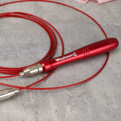 Скакалка скоростная Woohooo Tsunami Pro / длина 3m / Red / уп48 / Вес 190g - ГалеонТрейд фото 3