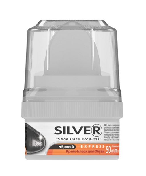 SILVER Крем-блеск в банке с губкой БЕСЦВЕТНЫЙ 50 мл