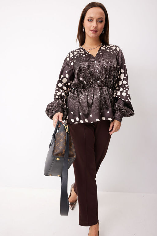 Блуза BegiModa 4146 шоколад