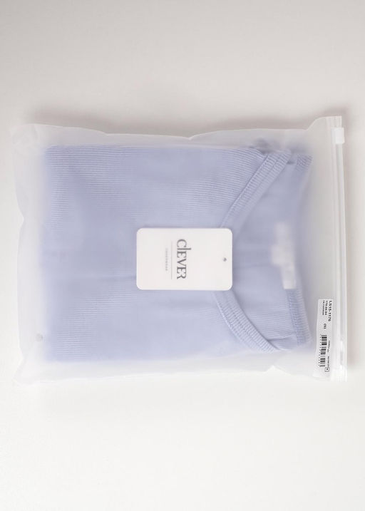 CLE LS15-1176 Сорочка ночн. жен. Экрю св.голубой - Clever wear фото 5