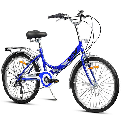 Велосипед 24" Rocket City Fold S 24, цвет синий, размер 16"