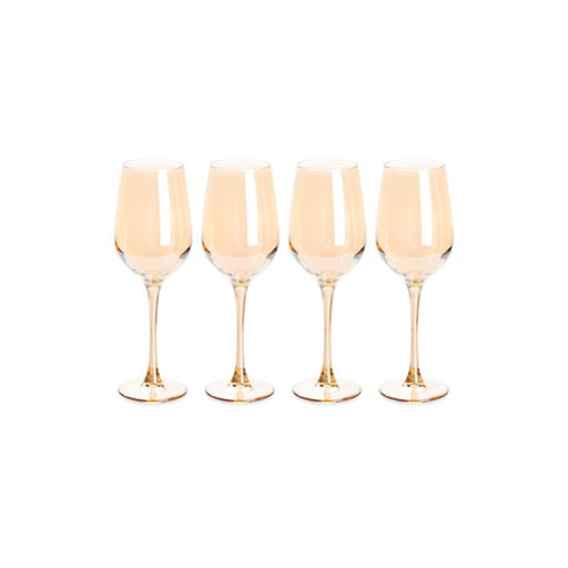 Набор бокалов для вина ЗОЛОТОЙ МЕД 4шт 350мл арт.P9304 /LUMINARC/