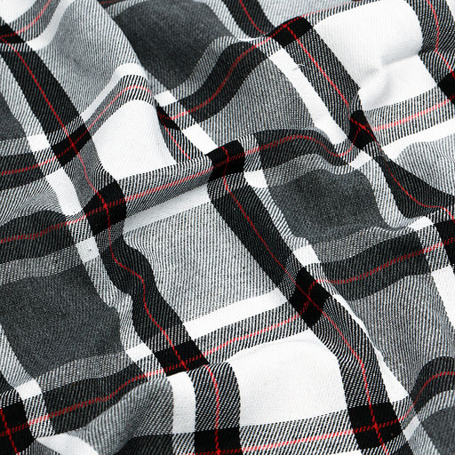 Ткань рубашечная фланель 150 г/м? 80% полиэстер, 20% хлопок шир.150 см арт.TBY.Fl.T439 цв.439 черный уп.2м