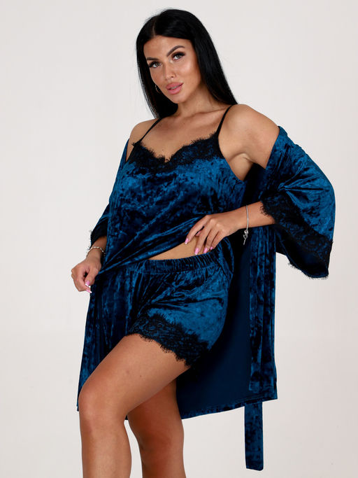 05-ХП ЖЕНСКИЙ КОМПЛЕКТ ЧЕТВЕРКА (Лазурный) - А-дина фото 5