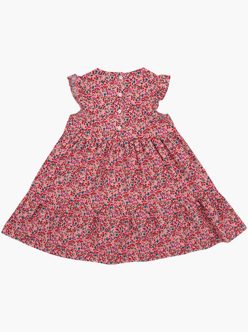 Платье с карманами детский сад UD 7680 цветы/т.розов - Mini maxi фото 8