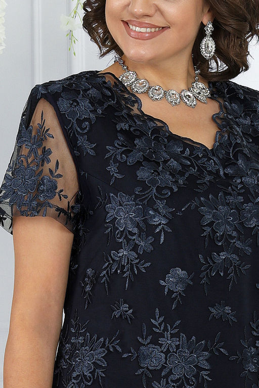 Платье Ninele 7431-Р темно-синий - Mira fashion фото 804