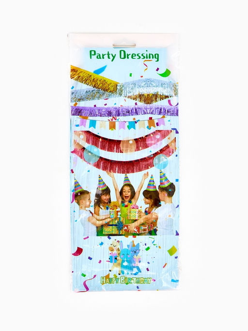 Цена за 2 шт. Гирлянда «Дождик», 3 метра, цвет голубой