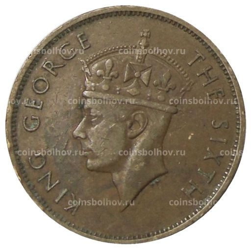 1 цент 1950 года Британский Гондурас