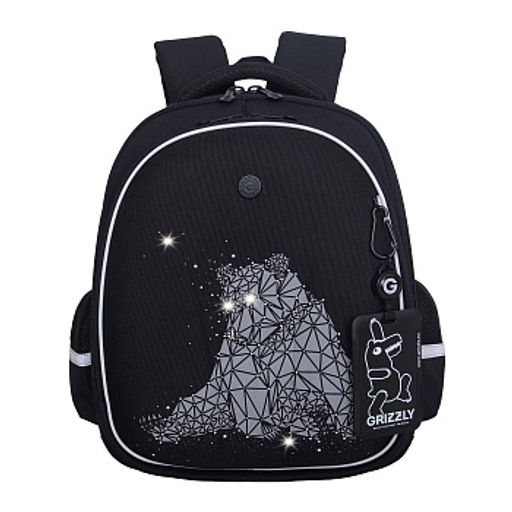 RAz-687-10 Рюкзак школьный с картхолдером на держателе - Grizzly фото 2