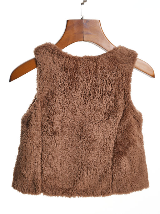 Жилетка для малышей UD 2165 коричневый - Mini maxi фото 2